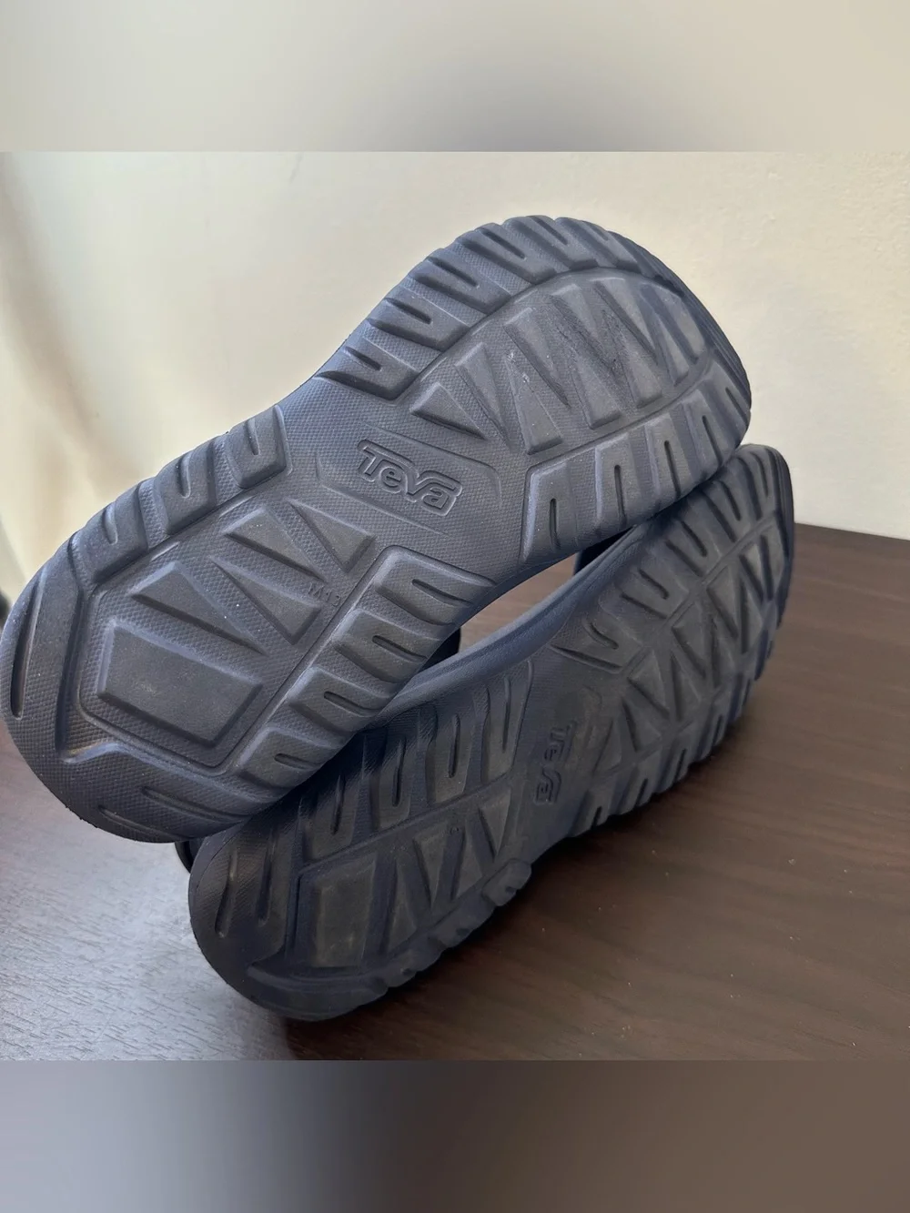 Teva Hurricane Drift Navy Blue Men's Sport Sandals Hook & Loop Size 13 Outdoor